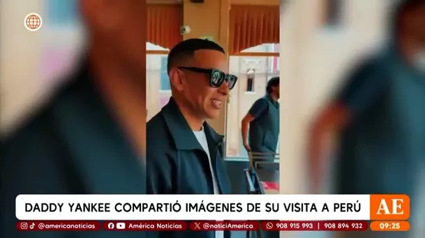 Daddy Yankee compartió un video de su visita sorpresa al Perú / Captura