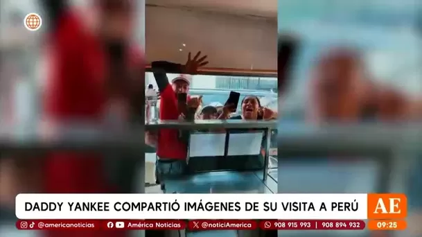 Muchos fanáticos de Daddy Yankee aprovecharon el momento para tomarle fotos / Captura