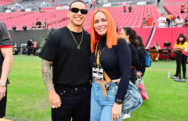 Daddy Yankee y Mireddys González cuando todo era amor y paz / AFP