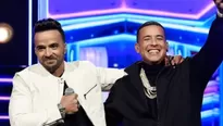 Daddy Yankee y Luis Fonsi. Foto: AFP