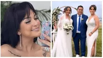 Daniela Darcourt fue duramente criticada tras asistir de blanco a una boda. Fuente: Instagram