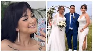 Daniela Darcourt fue duramente criticada tras asistir de blanco a una boda. Fuente: Instagram