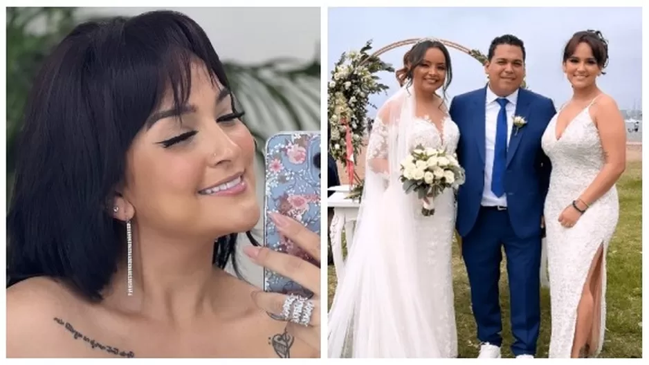 Daniela Darcourt fue duramente criticada tras asistir de blanco a una boda. Fuente: Instagram