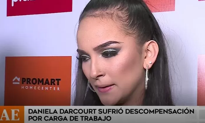 Daniela Darcourt Sufrió Descompensación Por Carga Laboral América Noticias 2813