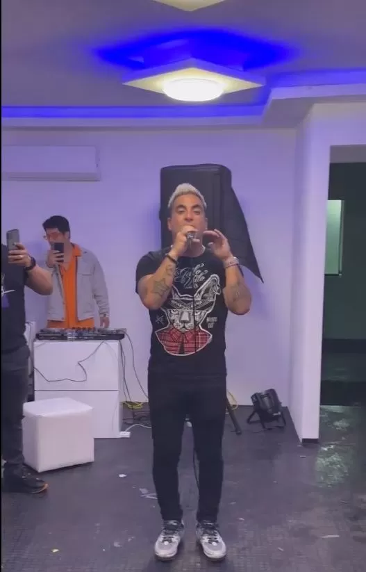 Tommy Portugal cantó en el cumpleaños del papá de Thamara Gómez/Foto: IG Thamara Gómez