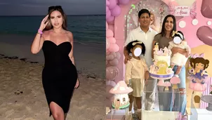 Darinka Ramírez celebra los 5 meses de su pequeña Alaia/ Video: América TV. Fotos:@darinkaramirezl