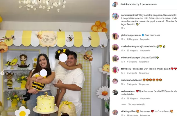 Darinka Ramírez celebró dos meses de su segunda hija / IG:  @darinkaramirezl