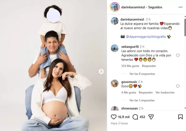 Darinka Ramírez cuenta los días para la llegada de su segundo bebé / Instagram