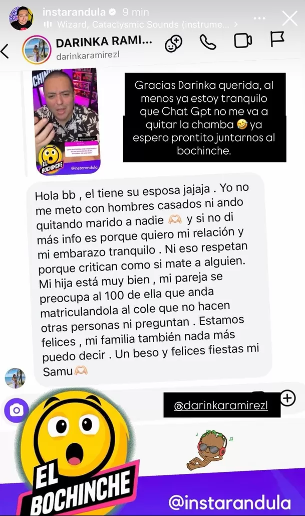 Darinka Ramírez se incomoda por especulaciones sobre el padre de su segunda hija / Instarandula Darinka Ramírez se incomoda por especulaciones sobre el padre de su segunda hija / Instarandula