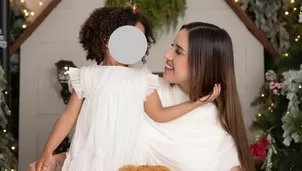 Darinka Ramírez mostró en Instagram su embarazo con una tierna imagen junto a su hija Luana. Video: Instagram