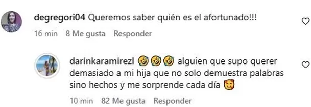 Darinka Ramírez responde cuando le preguntan por el padre de su segunda hija / Instagram