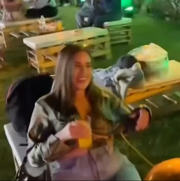 Darinka Ramírez en la fiesta de Valentino Palacios. Foto: TikTok
