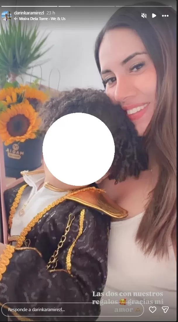 Sebastián Gonzáles Guevara, actual pareja de Darika Ramírez, tuvo tierno detalle por el Día de la Mujer