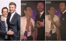 David Beckham bailó y cantó salsa a todo pulmón con Marc Anthony en boda del cantante - Noticias de anthony aranda