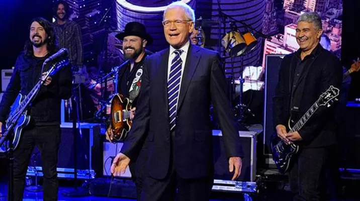 David Letterman se despidió de la televisión con Foo Fighters David Letterman se despidió de la televisión con Foo Fighters