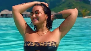 Demi Lovato muestra orgullosa su cuerpo con celulitis en Instagram