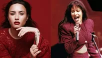 Demi Lovato optó por lucir como Selena Quintanilla antes de Halloween