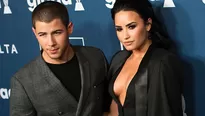 Demi Lovato y Nick Jonas en Orlando. Foto: Pulse