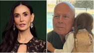 Demi Moore conmovió al publicar foto de Bruce Willis con su nieta