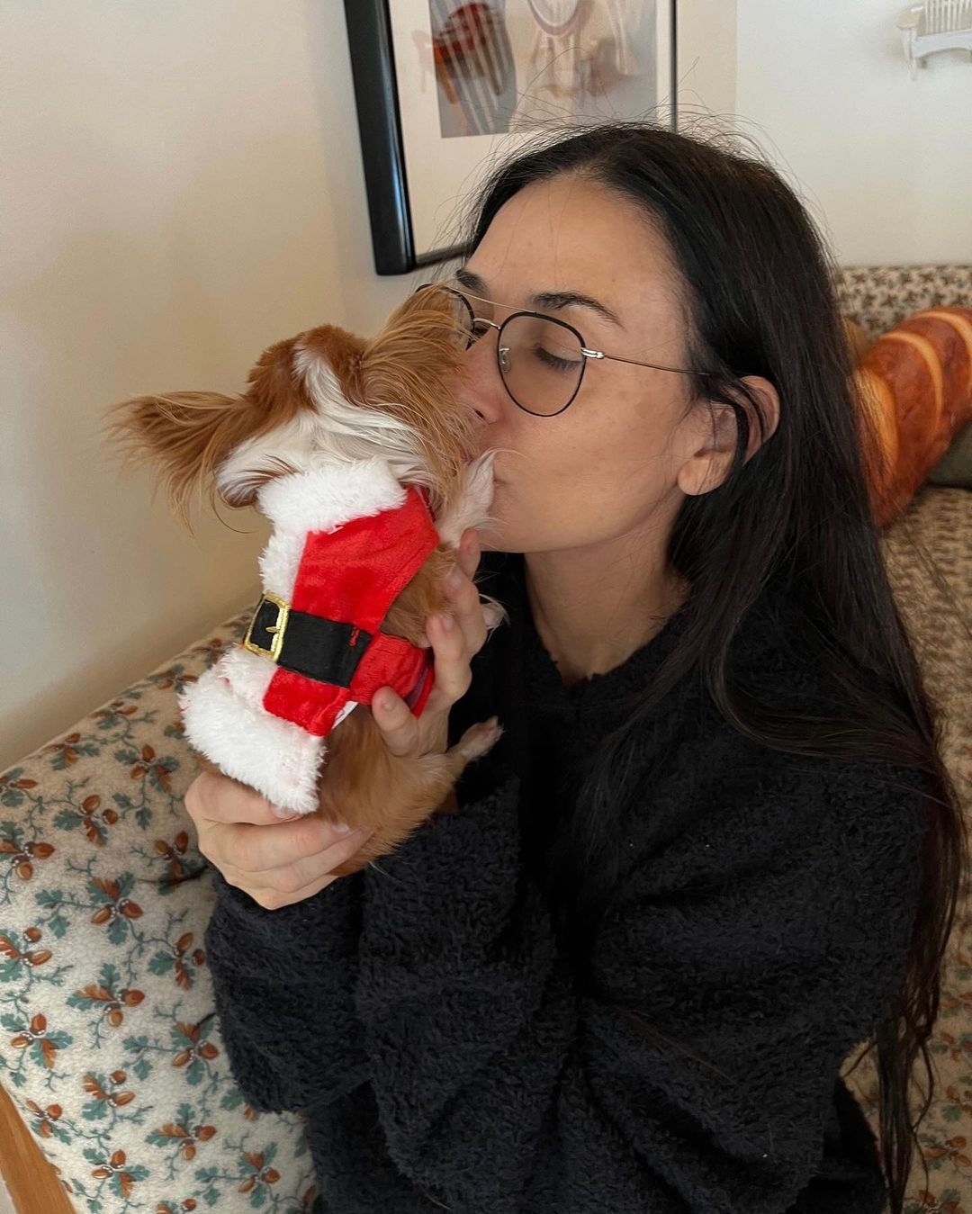 Demi Moore inició campaña para que su perro sea incluido en los récord Guinness como el más pequeño del mundo