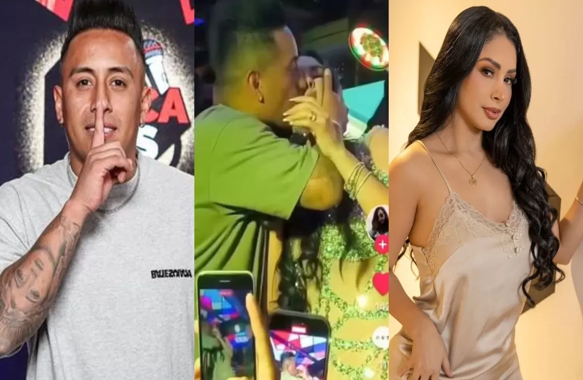 Christian Cueva intentó robarle un beso a Pamela Franco en pleno escenario / Instagram 