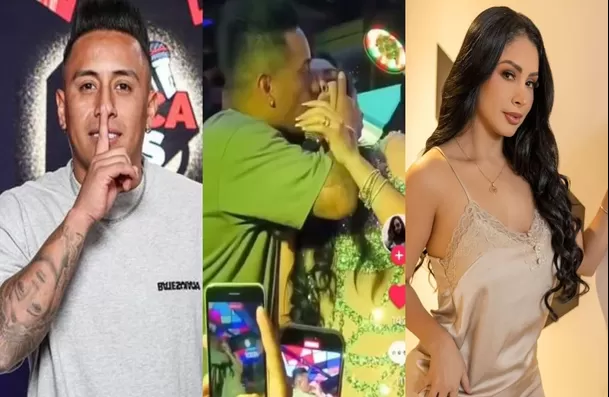 Christian Cueva intentó robarle un beso a Pamela Franco en pleno escenario / Instagram 