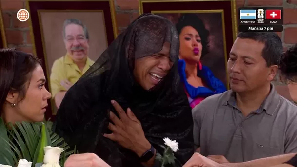 Gaspar desconsolado por la muerte de Joel / América Tv Gaspar desconsolado por la muerte de Joel / América Tv