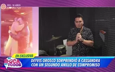Deyvis Orosco defiende pedida de mano y revela que este año se casa con Cassandra Sánchez - Noticias de cassandra-sanchez-lamadrid