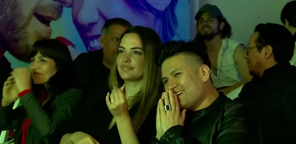Deyvis Orosco y Cassandra Sánchez de Lamadrid estuvieron en el final de 'Tu nombre y el mío'/Foto: América Espectáculos Deyvis Orosco y Cassandra Sánchez de Lamadrid estuvieron en el final de 'Tu nombre y el mío'/Foto: América Espectáculos
