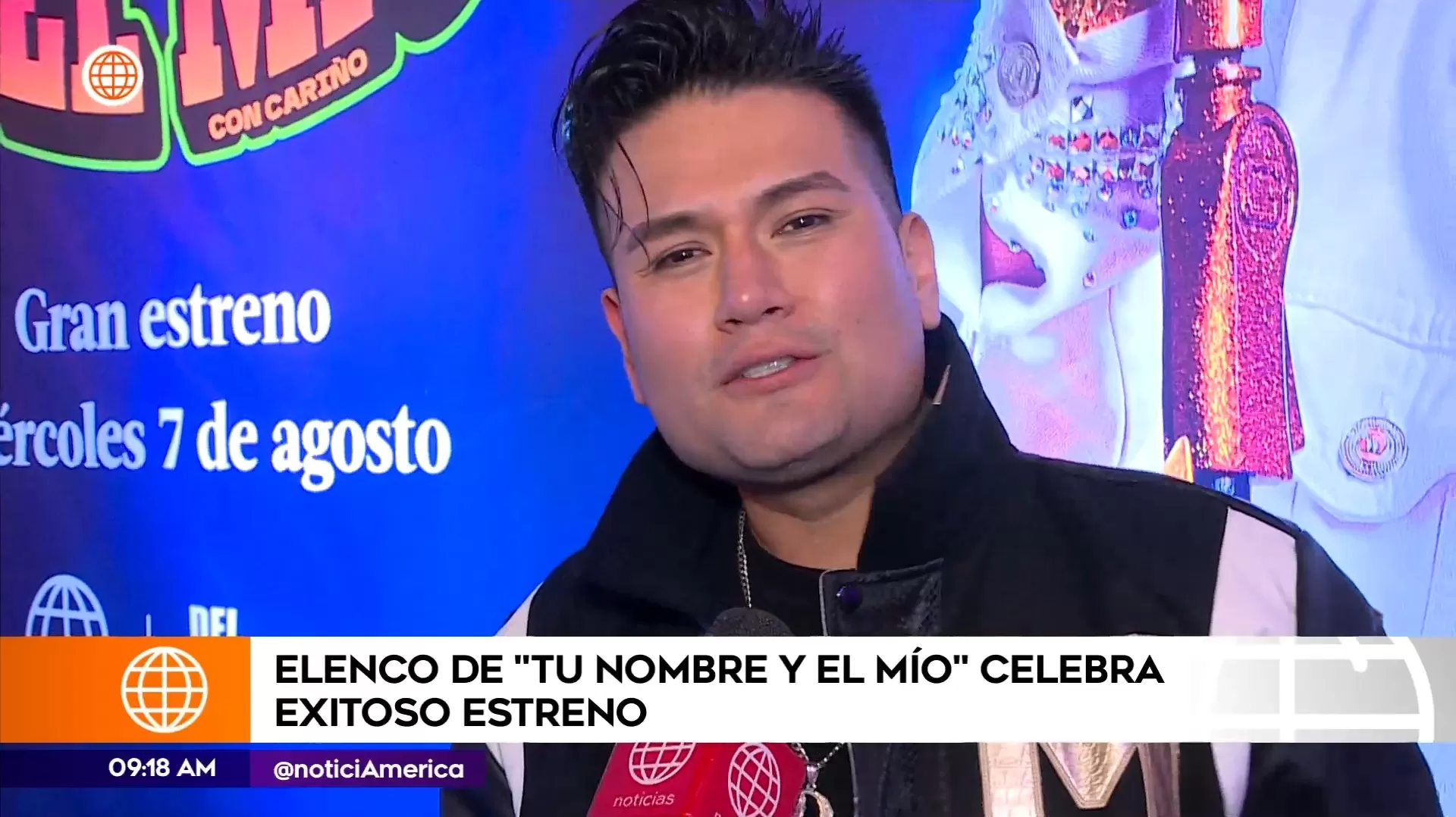 Deyvis Orosco se emocionó por éxito de 'Tu nombre y el mío' / América Espectáculos