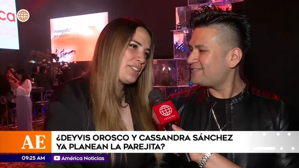 Cassandra Sánchez De Lamadrid habló de la posibilidad de tener otro bebé con Deyvis Orosco / América Espectáculos Cassandra Sánchez De Lamadrid habló de la posibilidad de tener otro bebé con Deyvis Orosco / América Espectáculos