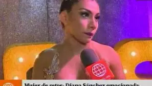 Diana Sánchez sufrió un problema con sus zapatos en pleno baile en ‘El Gran Show’