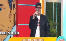 Diego Bertie y su última aparición en el programa América Hoy - Noticias de ethel-pozo