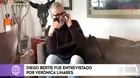 Diego Bertie y la última entrevista que dio tras regresar a los escenarios 