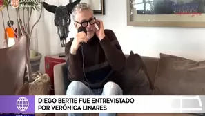 Diego Bertie y la última entrevista que dio tras regresar a los escenarios