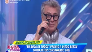  El programa En Boca de Todos reconoció la trayectoria del actor y músico