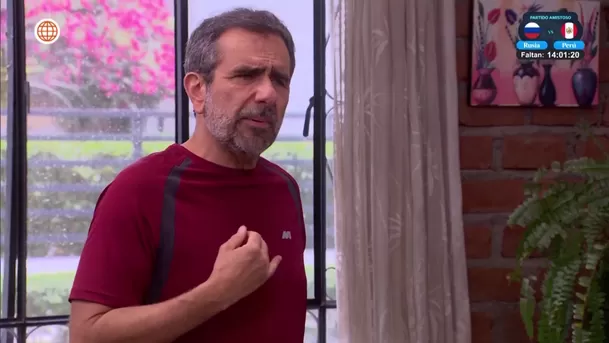 Diego reaccionó a compromiso de July y Cristóbal / AméricaTV Diego reaccionó a compromiso de July y Cristóbal / AméricaTV