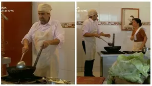 Diego consiguió empleo como cocinero en un chifa. Fuente: AméricaTV