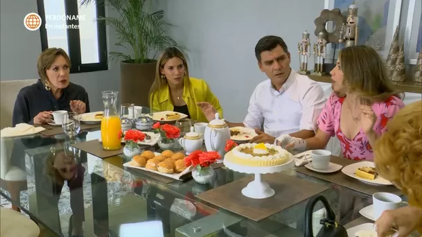 Francesca y su familia quedaron impactados tras reacción de Diego. Fuente: AméricaTV