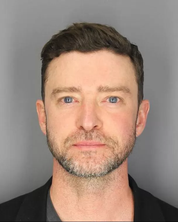 Difundebn foto del arresto de Justin Timberlake tras manejar en estado de ebriedad. Fuente: AFP