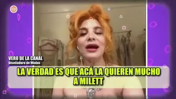 La diseñadora argentina tuvo muy buenos comentarios sobre el trabajo de Milett Figueroa/Foto: América Hoy La diseñadora argentina tuvo muy buenos comentarios sobre el trabajo de Milett Figueroa/Foto: América Hoy