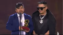 DJ peruano Kayfex y director de arte Gustavo Ramírez ganaron su primer Latin Grammy /Foto: Latin Grammy/Video: Latin Grammy