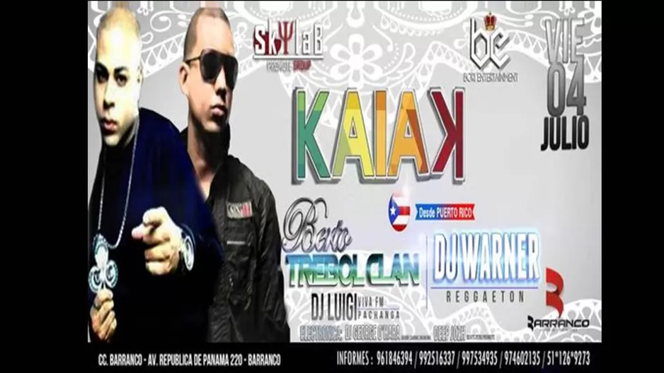 Dj Warner y ex integrante de Trebol Clan se presentarán este viernes en Barranco Dj Warner y ex integrante de Trebol Clan se presentarán este viernes en Barranco