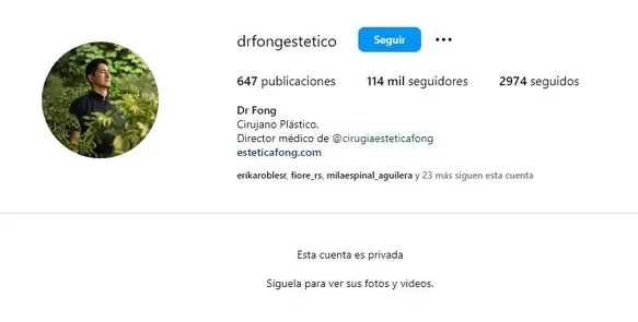 Doctor Fong tomó drástica medida tras denuncia pública de Mariciel Effio