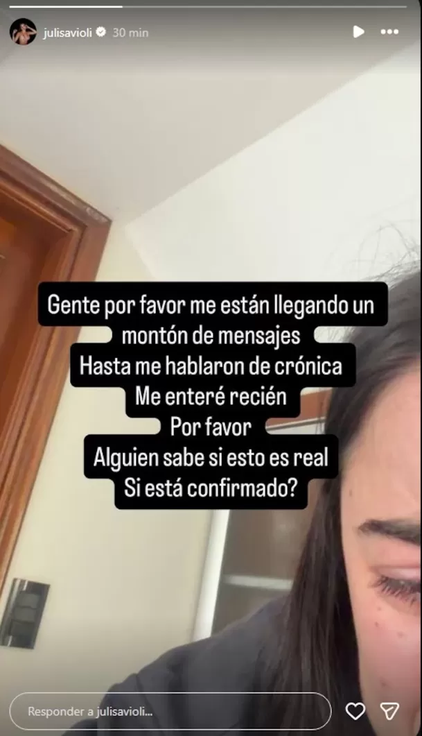 Juli Savioli, expareja del creador de contenido argentino, expresó su incredulidad y dolor en redes sociales tras conocer la noticia del fatal accidente aéreo ocurrido en Brasil Juli Savioli, expareja del creador de contenido argentino, expresó su incredulidad y dolor en redes sociales tras conocer la noticia del fatal accidente aéreo ocurrido en Brasil