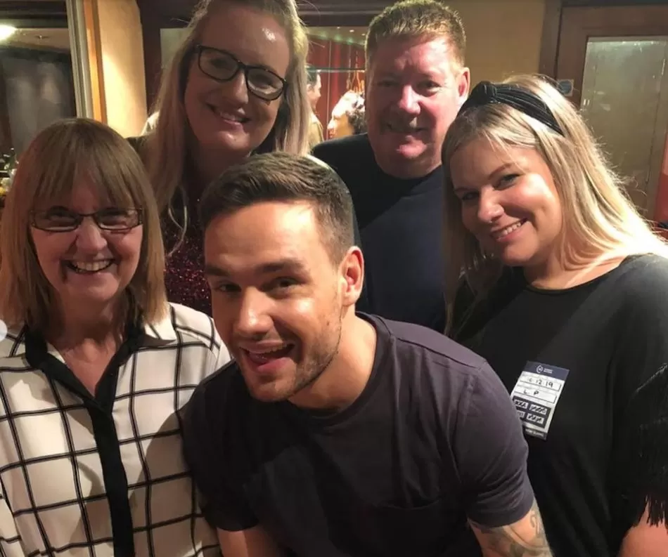 Liam Payne con su familia / Instagram