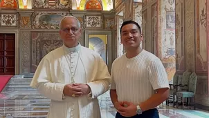 Donnie Yaipén sostuvo un emotivo encuentro con Papa León XIV. Fuente: instagram