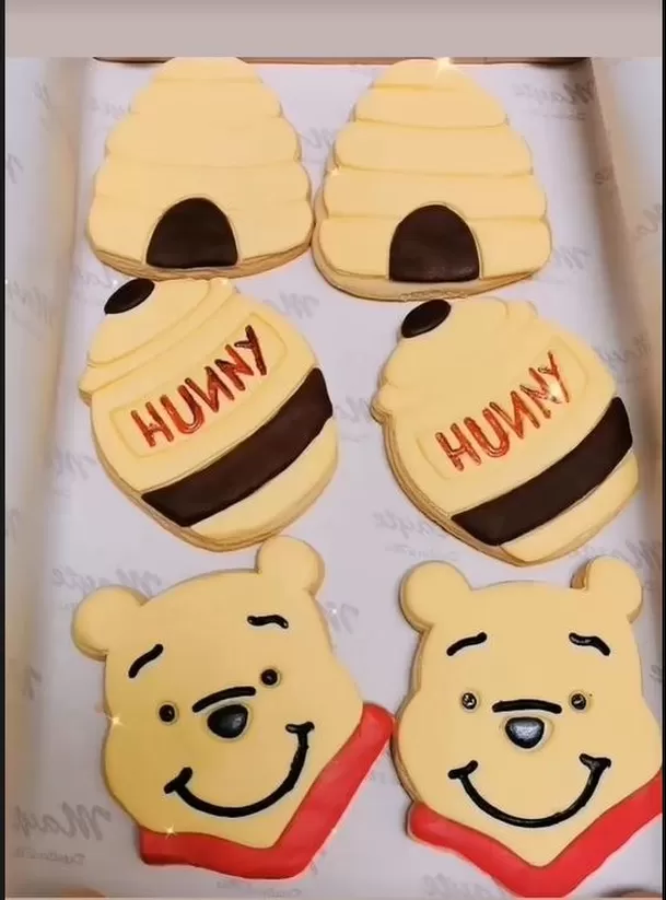 El tierno oso Whinnie the Pooh fue la temática elegida / Foto: Mayte detalles y más