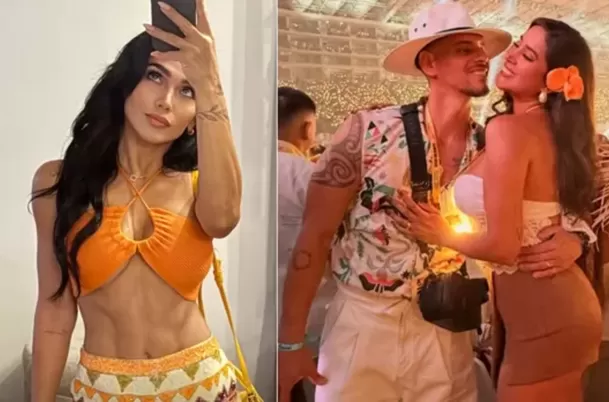Vania Bludau, Melissa Paredes y Anthony Aranda estuvieron en 'La Casita' de Bad Bunny en su segundo show / Instagram