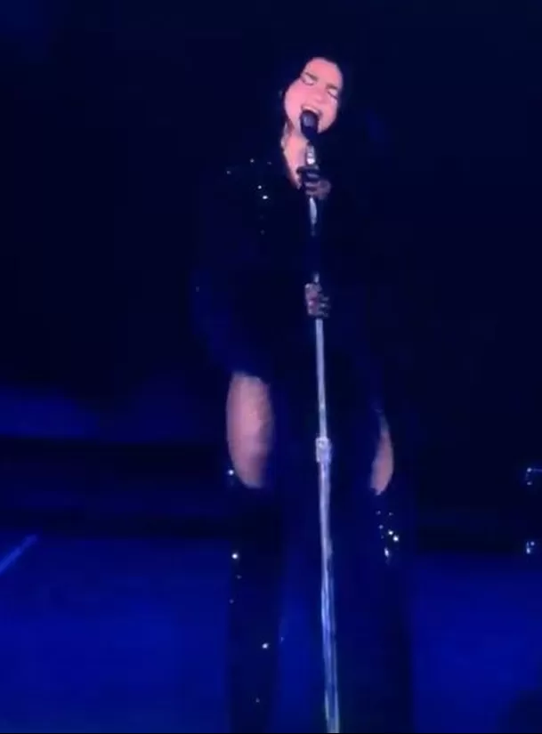 Dua Lipa sorprendió a los chilenos con 'Tu falta de querer' de Mon Laferte / Captura 